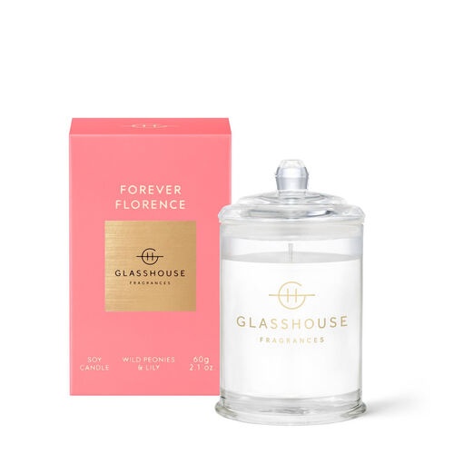 Glasshouse Fragrances Forever Florence Soy Candle 60g